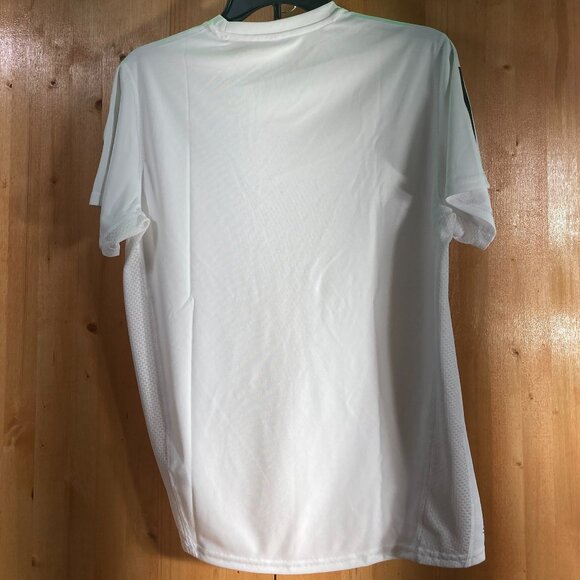 NEW! ADIDAS Medium M MD Own The Run Women Short Sleeve T Shirt Tee Shirt White - Picture 4 of 9